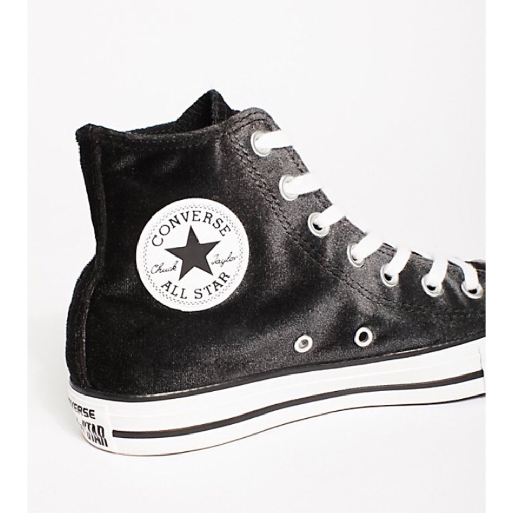 Velvet high top Converse